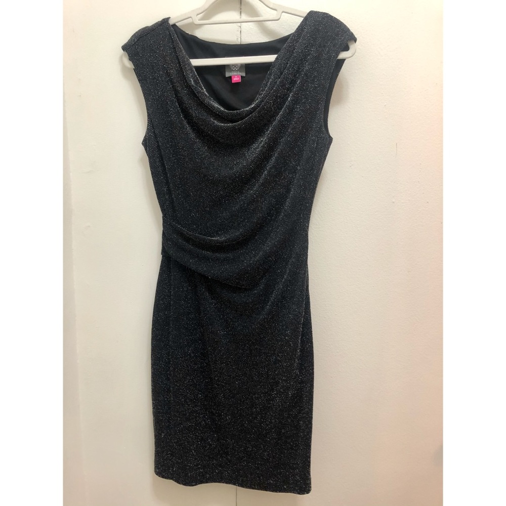 Vince Camuto black party dress